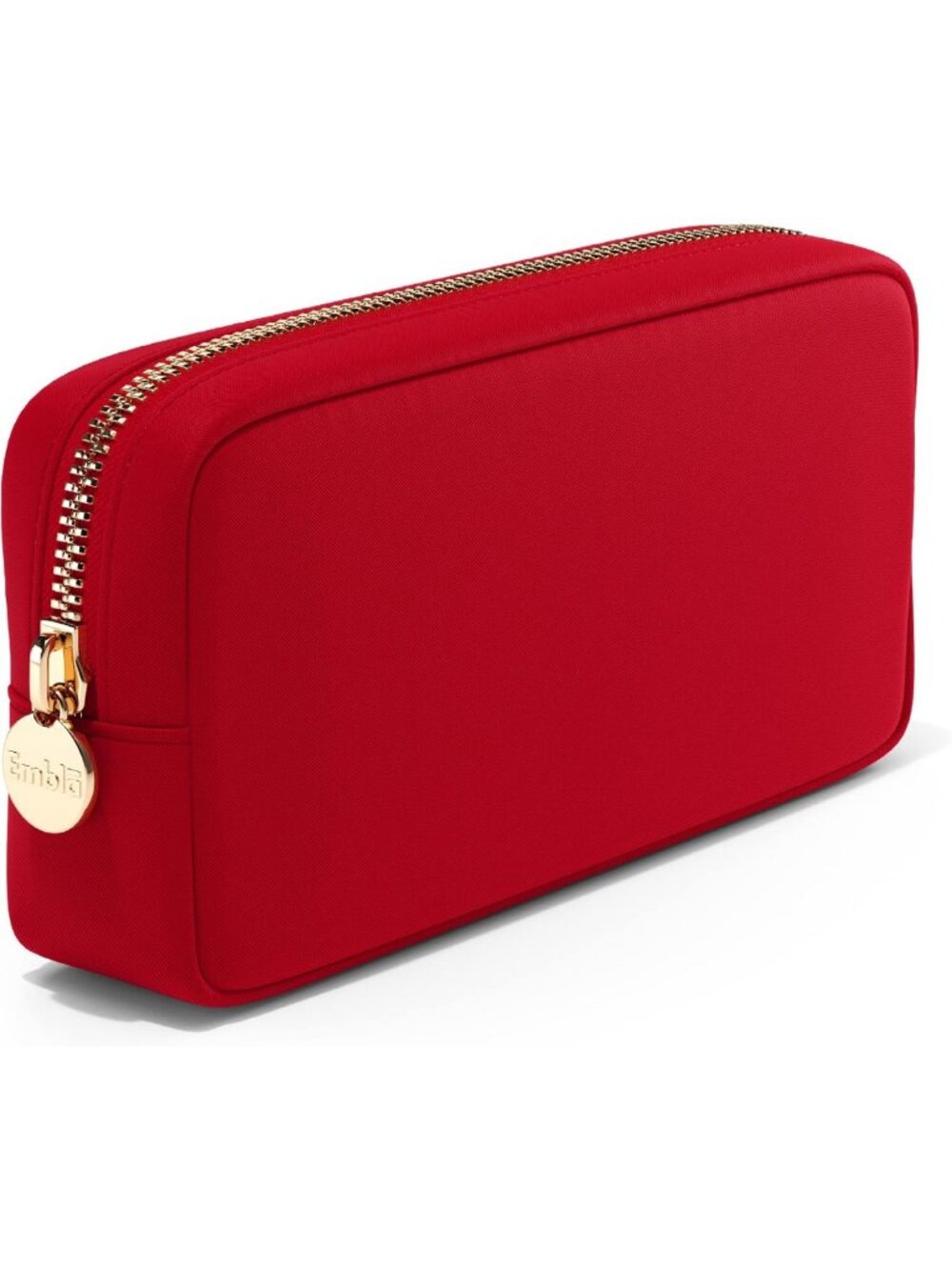 Cute Waterproof Makeup Bag & Toiletry Pouch - Travel Organizer for Women, Ruby